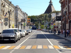 В Астрахани по нацпроекту обновили две центральные улицы